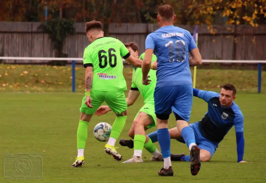 TJ Slavoj Vrdy : TJ Sokol Chotětov A 4:4 (2:0)